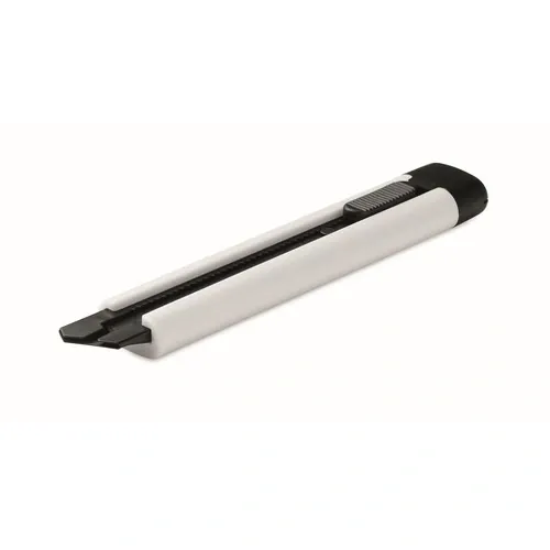 Cúter retráctil grande blade con cuchillas de repuesto ref MO2769 - Front Blanco