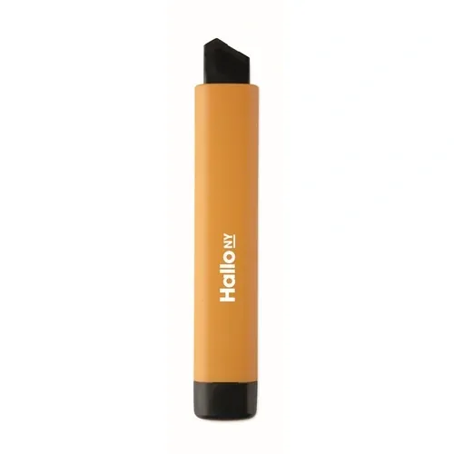 Cúter retráctil grande blade con cuchillas de repuesto ref MO2769 - Printed Amarillo