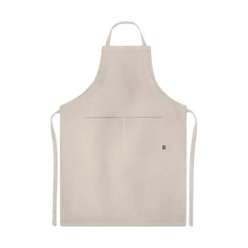 Delantal de cocina ajustable con bolsillos de cáñamo ref MO6164 - Beig