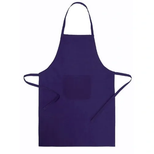 Delantal con bolsillo práctico y cordones ajustables ref KO17 - Azul Marino