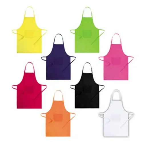Delantal con bolsillo práctico y cordones ajustables ref KO17 - vista 1