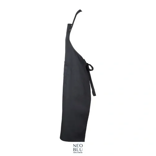 Delantal con peto de fácil cuidado y bolsillo amplio ref S04454 - Negro Profundo Back