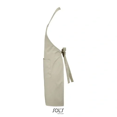 Delantal con peto y bolsillos algodón orgánico ref S03569 - Cuerda Back