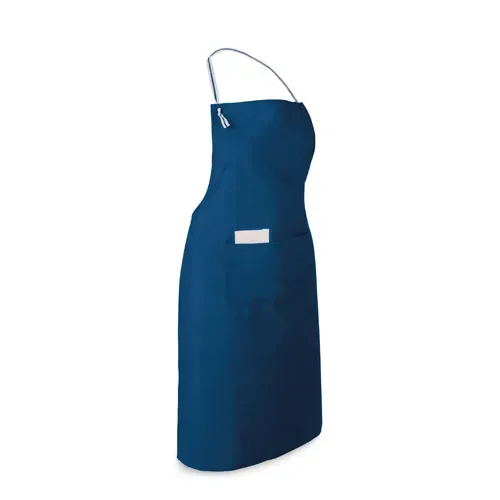 Delantal de algodón con 2 bolsillos prácticos ref 99822 - Azul 02