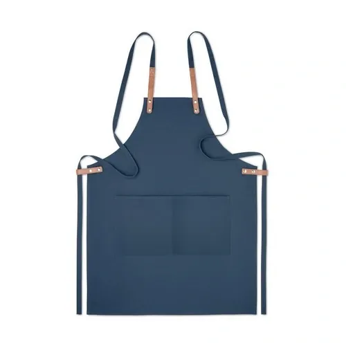 Delantal de cocina ajustable con 2 bolsillos ref MO6261 - Side Azul