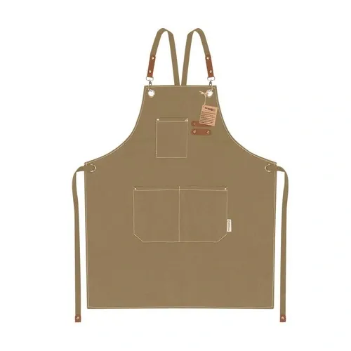 Delantal Fonor personalizable de algodón reciclado y resistente ref 22096 - Kaki