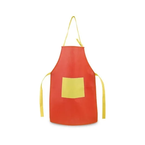 Delantal infantil no tejido con bolsillo ajustable ref 99826 - 00