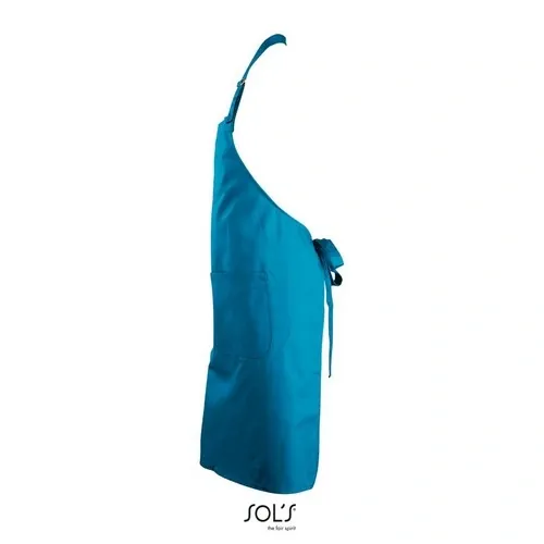 Delantal largo con bolsillos de polialgodón ref S88010 - Aqua Side