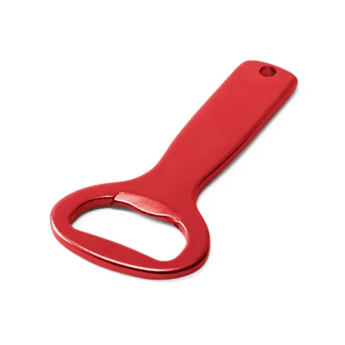 Descapsulador de aluminio con orificio para colgar ref 94118 - Rojo