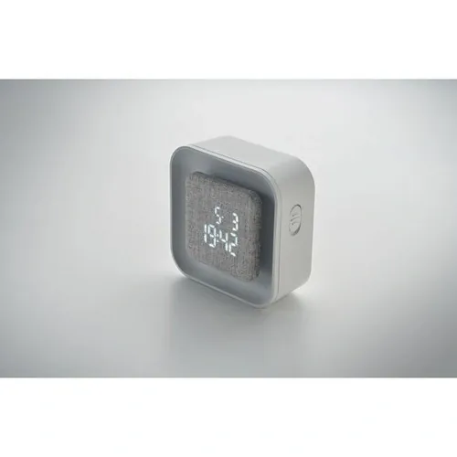 Reloj despertador LED con luz ambiental regulable ref MO2299 - 7 Blanco