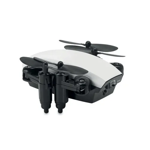 Dron plegable inalámbrico con cámara para fotos y vídeos ref MO9379 - Back Blanco