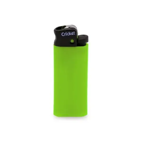 Miniencendedor clásico Cricket a gas con protección infantil ref 2483 - Verde