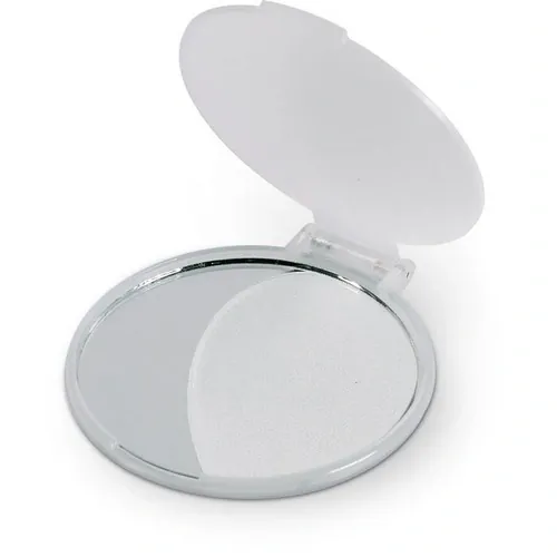 Espejo de maquillaje con carcasa de plástico ref KC2466 - Blanco Transparente