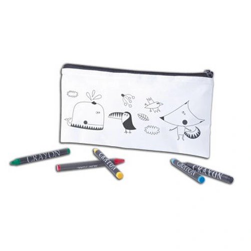 Estuche de non-woven para colorear con ceras incluidas ref SK12