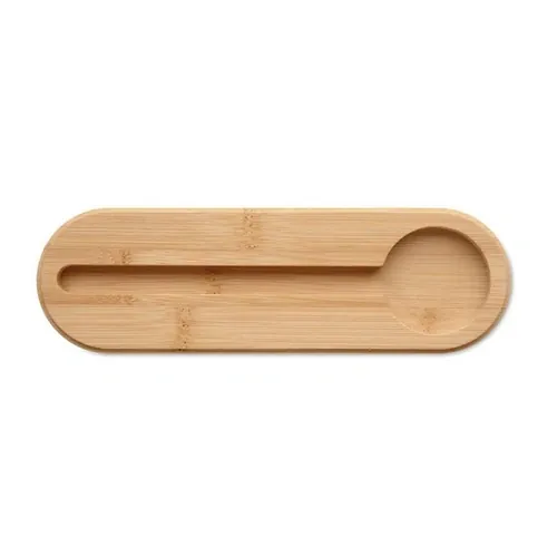 Estuche de fieltro RPET con soporte para teléfono ref MO2114 - Top Madera