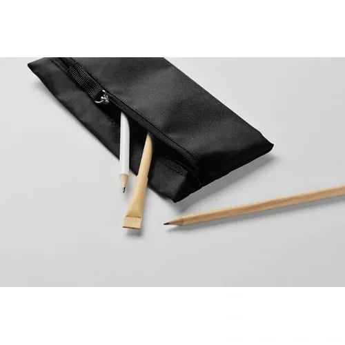 Estuche RPET con cremallera Study personalizable para ti ref MO2783 - Detail Negro