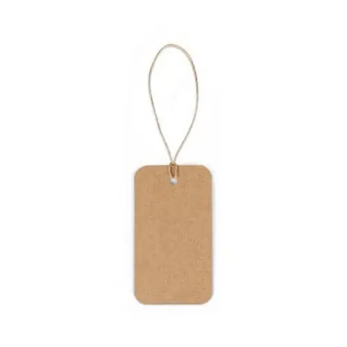 Etiqueta rectangular de papel reciclado 700 g ref 93671 - Natural