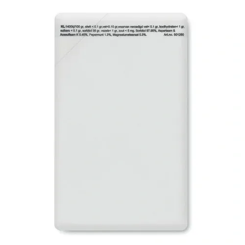Expendedor de caramelos tarjeta de crédito con menta ref KC6637 - 1 Blanco
