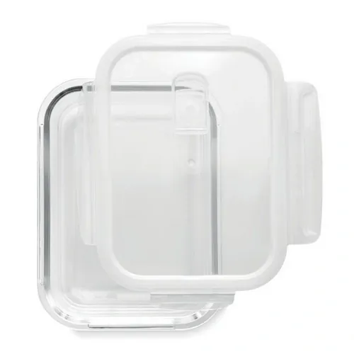Fiambrera de vidrio borosilicato apta para microondas ref MO9923 - Top Transparente