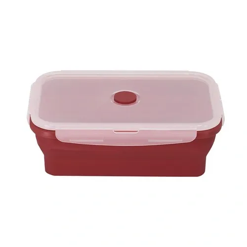 Fiambrera Numix plegable para fácil almacenamiento ref 22393 - Rojo