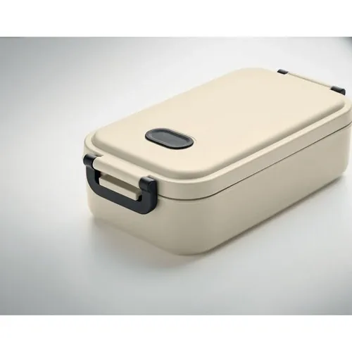 Fiambrera reciclada hermética con válvula de silicona ref MO6855 - 4 Beig
