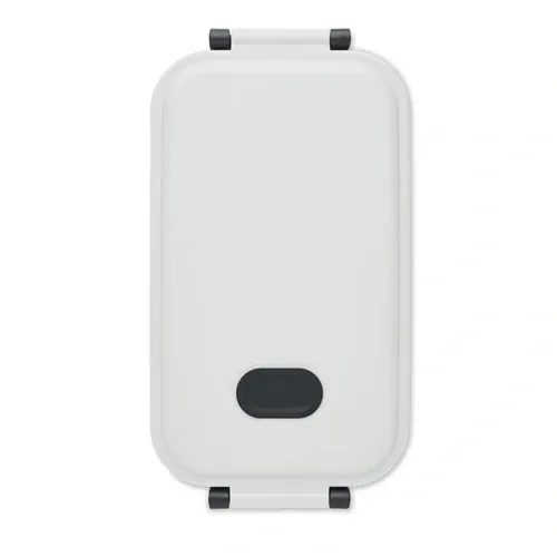 Fiambrera reciclada hermética con válvula de silicona ref MO6855 - Side Blanco