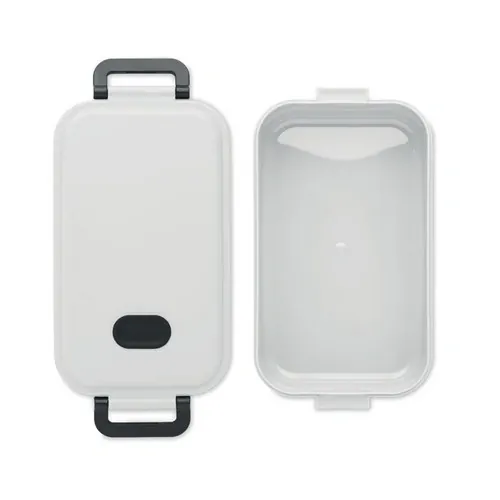 Fiambrera reciclada hermética con válvula de silicona ref MO6855 - Top Blanco