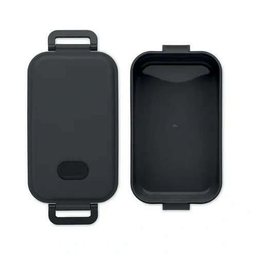Fiambrera reciclada hermética con válvula de silicona ref MO6855 - Top Negro