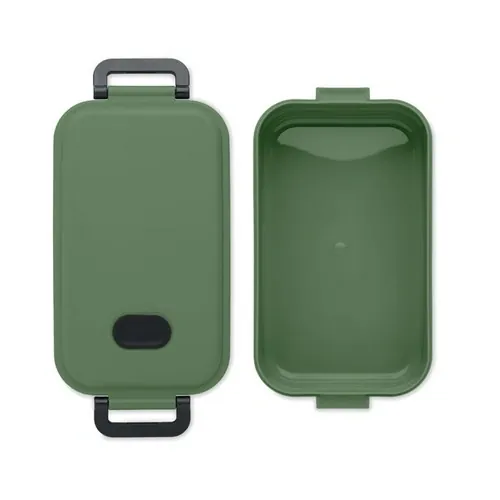 Fiambrera reciclada hermética con válvula de silicona ref MO6855 - Top Verde Oscuro
