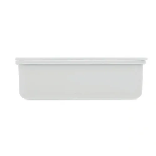 Fiambrera con cubiertos y compartimento práctico ref MO6254 - Back Blanco