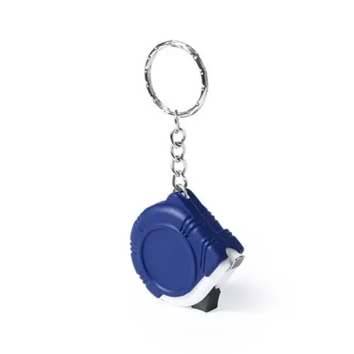 Flexómetro llavero 1 metro con freno y cuchilla metálica ref 5547 - Azul