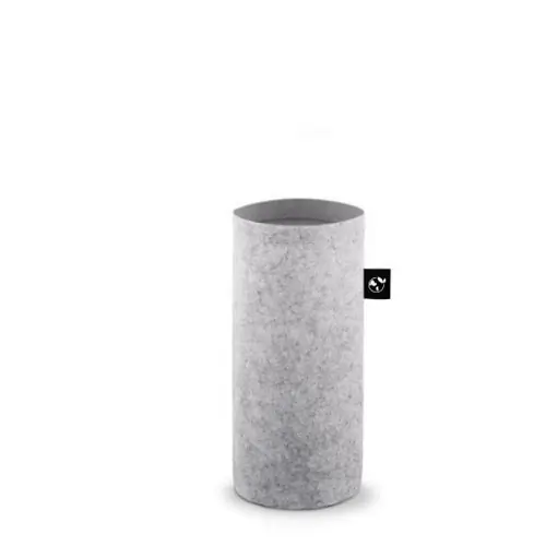 Funda de fieltro reciclado rPET para botellas ref 94450 - Gris Claro
