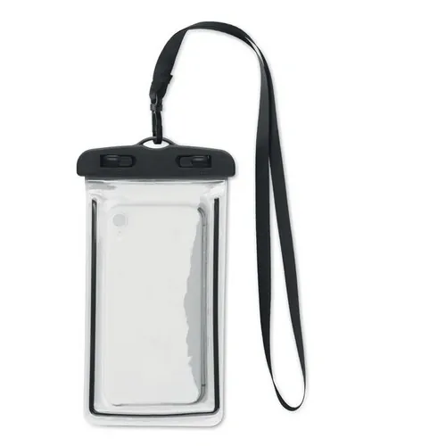 Funda impermeable para teléfono con cordón ajustable ref MO2183 - Side Negro