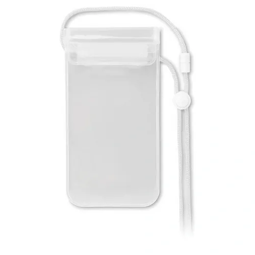 Funda impermeable para smartphone con pantalla táctil ref MO8782 - Blanco Transparente