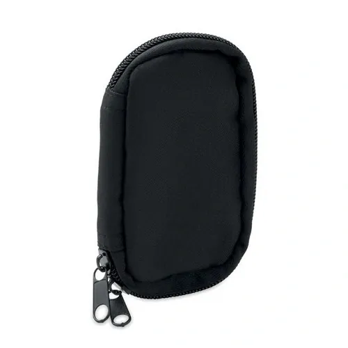 Funda para llaves de RPET 300D personalizable y práctica ref MO2822 - Negro Item Detail Picture
