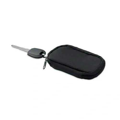 Funda para llaves de RPET 300D personalizable y práctica ref MO2822 - Negro Open