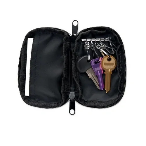 Funda para llaves de RPET 300D personalizable y práctica ref MO2822 - Negro Top
