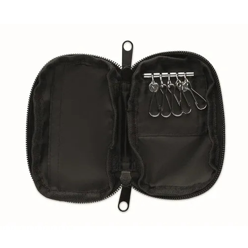 Funda para llaves de RPET 300D personalizable y práctica ref MO2822 - Side Negro
