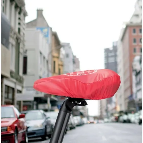 Funda para sillín de bicicleta poliéster blando ref MO8071 - Item Ambiant Picture Rojo