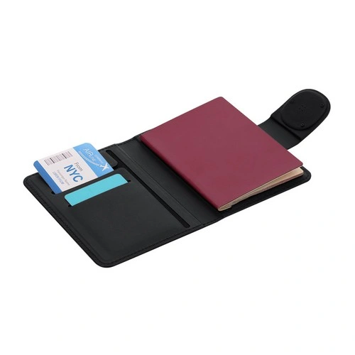 Funda pasaporte localizador elegante y segura para viajes ref 22330
