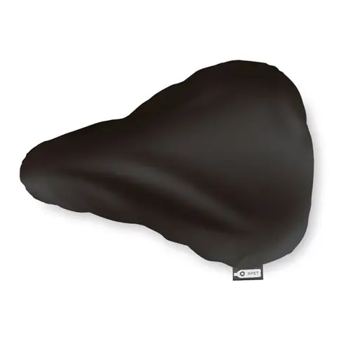 Funda para sillín de bicicleta RPET blando con borde elástico ref MO9908 - Negro