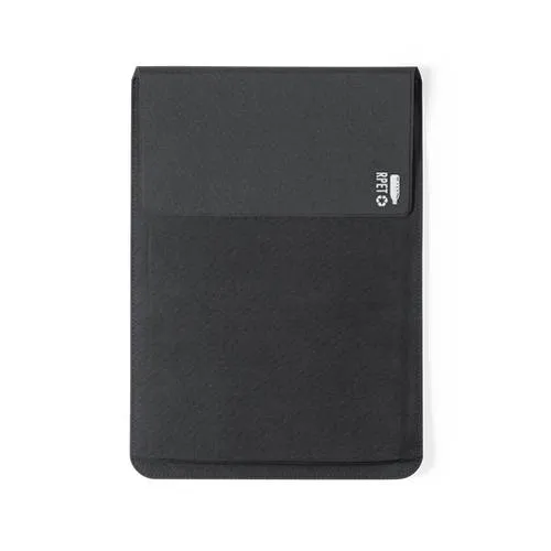 Funda de ordenador RPET con cierre magnético y soporte ref 1468