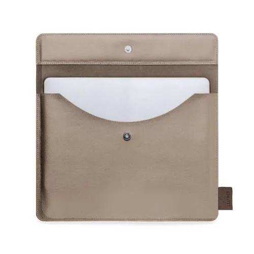 Funda acolchada para portátil de cuero reciclado ref 1853