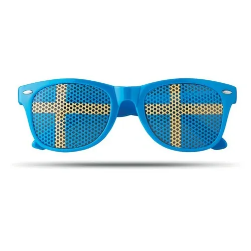 Gafas con bandera en lentes diseño único ref MO9275 - Azul