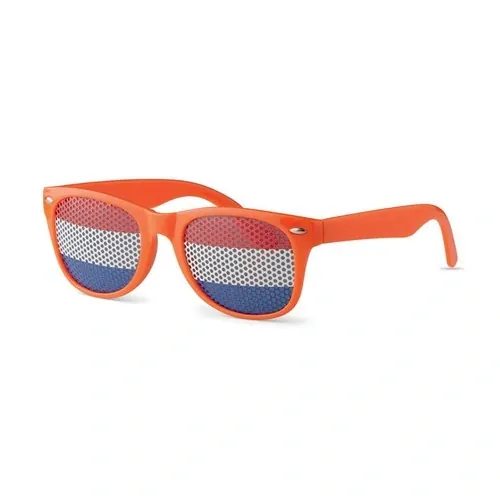 Gafas con bandera en lentes diseño único ref MO9275 - Back Naranja