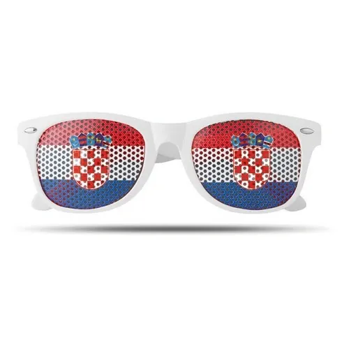 Gafas con bandera en lentes diseño único ref MO9275 - Blanco Azul