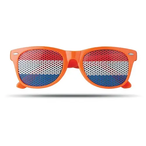 Gafas con bandera en lentes diseño único ref MO9275 - Naranja