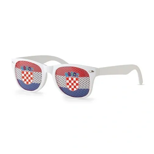 Gafas con bandera en lentes diseño único ref MO9275 - Side Blanco Azul