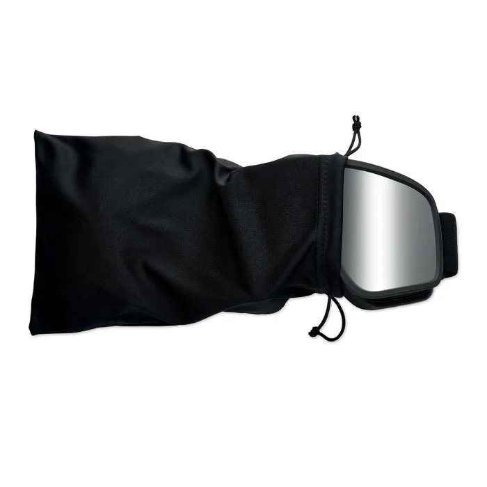 Gafas de esquí UV400 Niseko personalizables ref mo3194 - Plata Brillo Arriba
