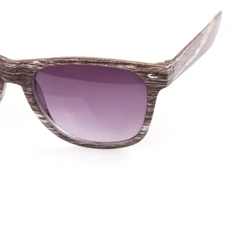 Gafas de sol UV400 con diseño imitación madera ref 4748 - 03